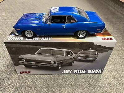 + GMP 1:18 Scale Diecast Blue 1972 Joy Ride Nova 1 Of 1000 #G1801920 LNIB • $175