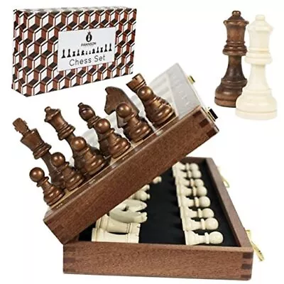 Magnetic Wooden Chess Set For Kids And Adults – 15 In Staunton Chess Set -  • $87.94