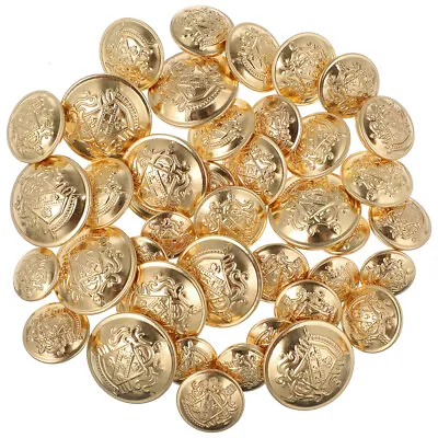 40pcs Sewing Buttons Gold Buttons Blazer Metal Sewing Button Metal Suit Button • $8.68