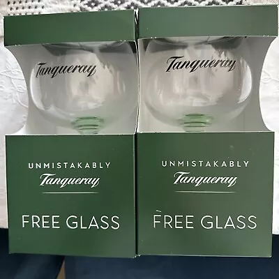 A Pair Of Tanqueray Gin Glasses Brand New • £9.99