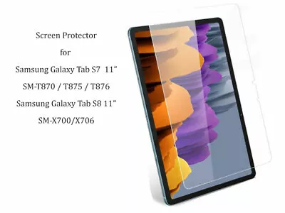 Samsung Galaxy Tab S8 11   X700 X706 Clear Screen Protector Screen Guard Film • $5.98