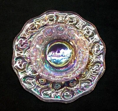 Mosser / Weishar Moon & Stars Miniature Cake Plate In Pink Carnival • $14.99