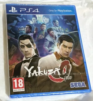 YAKUZA ZERO 0 PS4 New Sealed UK PAL Version Game Sony PlayStation 4 Ryu SEGA RPG • £124.90