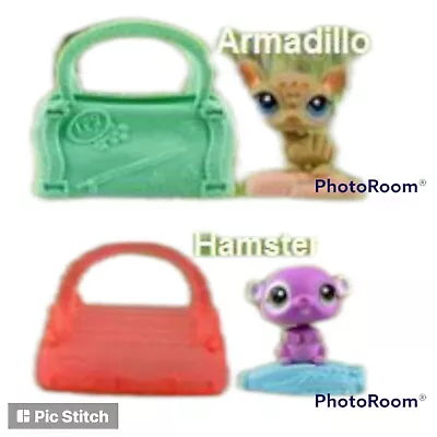 Set Of 2 Littlest Pet Shop McDonald’s Toys 2010 Armadillo And Hamster • $11.99