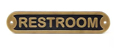 Plastic Restroom Water Closet Toilet Door Sign Bathroom Powder Room Plaque  • $12.99