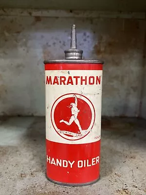 Marathon Lead Top Handy Oiler 4oz Oil Can • $100