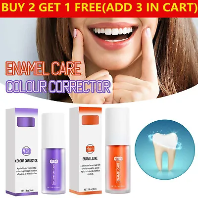 $11.79 • Buy V34 Colour Corrector Teeth Whitening Sensitive Teeth Toothpaste Gel Oral Hygiene