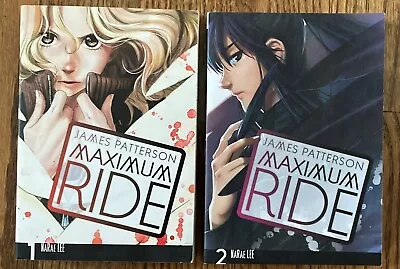 Yen Press - James Patterson Maximum Ride Books 1 & 2 Narae Lee The Manga 2009 • $9.99