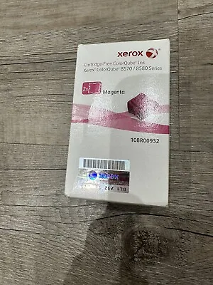 GENUINE XEROX ColorQube 8570 8580 Magenta 108R00932 Brand New 2 Pack • £51.99