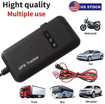 Real-time GPS Locator Tracker Tracking Device GPRS GSM Car Motorcycle Anti Theft • $18.71