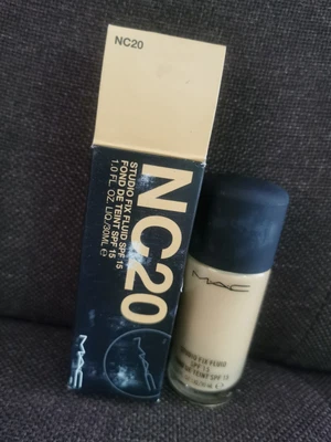 £17 • Buy Mac Studio Fix Fluid Spf15 Foundation 30ml Shade- Nc20