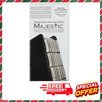 Majestic Traditional Silver-Edged Bible Tabs • $5.60