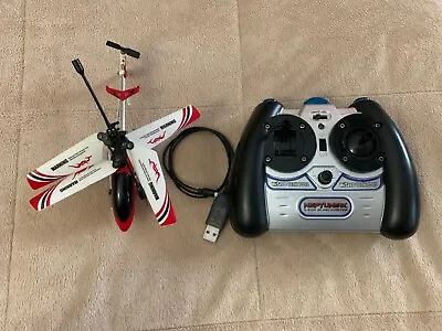 Red Yiboo R/C Helicopter W/Remote & Extra Propellers • $15