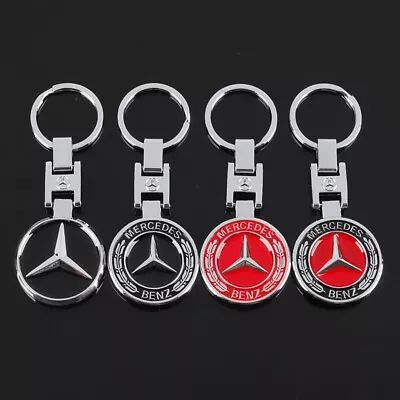 3D Car Key Chain Metal Double-Sided Wheat Ear Fashion For Mercedes-Benz AMG • $12.36