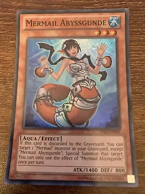 AP03-EN005 Mermail Abyssgunde Super Rare UNL Edition NM YuGiOh Card • $3.07