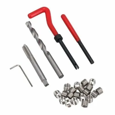 M6 X 1.0 Thread Repair Tool Kit Helicoil Wire Inserts Set 25pcs • £8.50