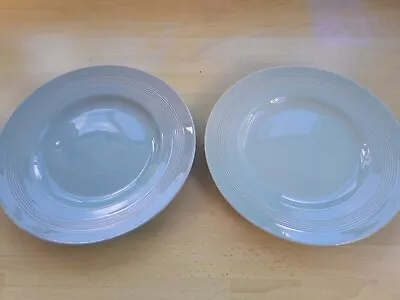 £5 • Buy Pair Of Vintage/retro Beryl Ware Green 25 Cm Dinner Plates