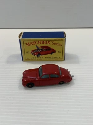 $65 • Buy Matchbox Moko Lesney 65 Jaguar 3.8 Sedan Made In England.