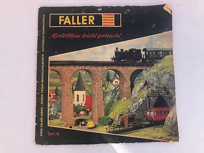 Vintage 1970s Faller 841/D Modelling Made Easy 36 Page Booklet Catalogue • £5.99