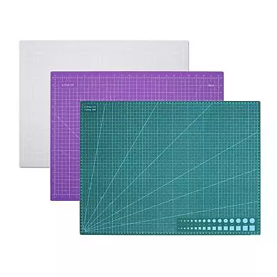 A1/A2/A3/A4 Cutting Mat Non Slip Printed Grid Lines Knife Board Craft Model • £18.25