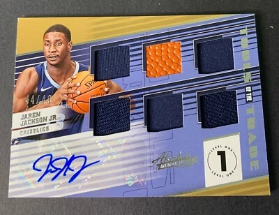 $249.99 • Buy 2018-19 Jaren Jackson Jr Absolute Tools Of The Trade  PW Materials Auto  /49 RC