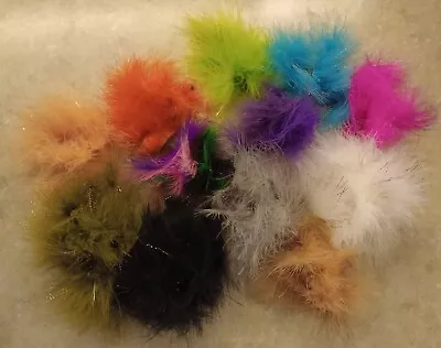 25 Pack 1/64 Oz Hand Tied Marabou Jigs Steelhead Trout Panfish Crappie Bass • $15