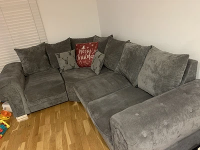 £500 • Buy Grey Radnor Left Hand Scatterback Corner Sofa