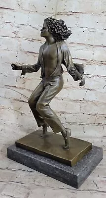 Original Aldo Vitaleh Michael Jackson Bronze Sculpture Figurine Marble Base Deal • $279.65