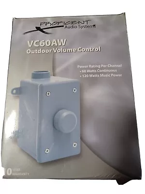 $20 • Buy  Audio Proficient Audio Systems Outdoor Volume Control Of Your Outdoor Audio!! 