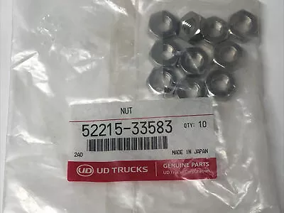 UD Trucks 52215-33583 Nut - Lot Of 10 • $19.99