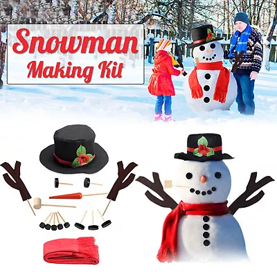 Christmas Snowman Decorating Making Kit Outdoor Fun Christmas Winter Holiday • $12.95