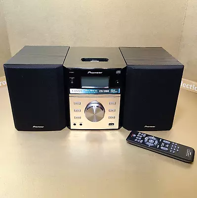 Pioneer X-EM21 Micro Hi-Fi Stereo System CD FM Radio Ipod Aux USB -see Video • $83.99