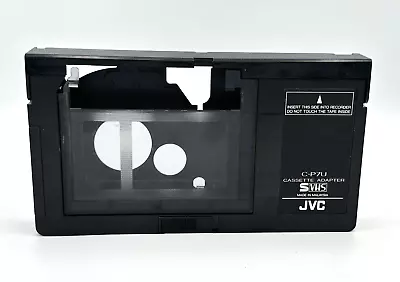 JVC C-P7U  Motorized Cassette Adapter VHS-C To VHS - Works • $24.99