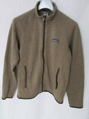 PATAGONIA Men's Full Zip Brown Better Sweater Fleece Jacket Size S • $49.95