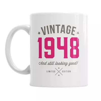 75th Birthday Gift Present Idea For Men Women Ladies Dad Party Happy 75 Mug • £8.95