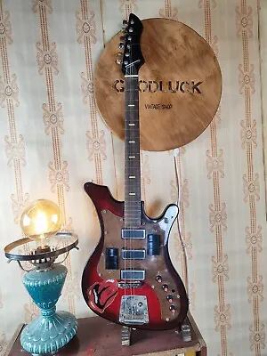 Aelita USSR Vintage Soviet Electric Guitar 335 Jaguar Strat Jazz • $139