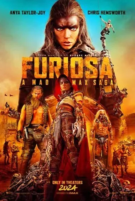 Furiosa: A Mad Max Saga (2024) Poster Custom Highest Quality Photo Wall Art • $14.99