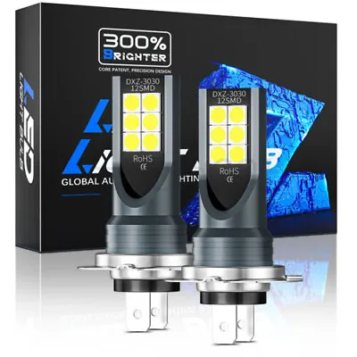 2x H7 LED Headlight Replace Xenon Hi/Low Kit Bulbs Beam 6000K Canbus Error Free • £8.59