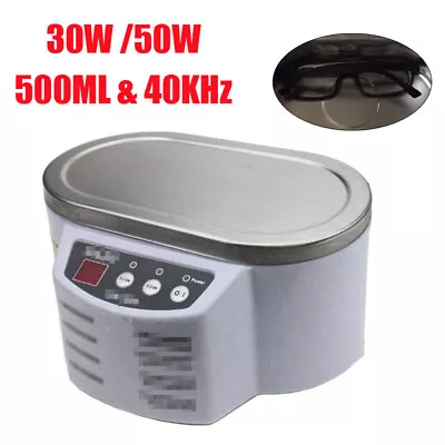 Ultrasonic Cleaner For Jewelry Glasses Watch Ultrasound Cleaning Bath Machine • $55.69