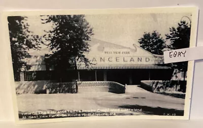 Pittsburgh Pa West View Amusement Park Rt19 Rare Danceland Entrance New Postcard • $9.95