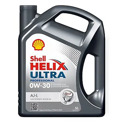 £34 • Buy Car Engine Oil Shell Helix Ultra 0W30 Professional 5L 5 Litre AJ-L 550047974