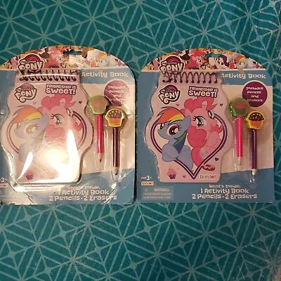My Little Pony Activity Book With Pencils Set NIP Lot Of 2 • $10