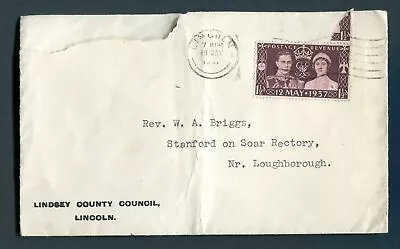 1937 KGVI Lindsey County Council Lincoln Cover. Coronation • £0.99
