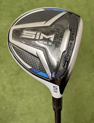 Taylormade SIM2 Max #5 Wood / 18 Degree / Regular Flex Ventus Blue 5 Shaft /Used • £109