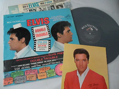 $199.99 • Buy ELVIS Original__1967__Double Trouble LP__SHRINK__BONUS PHOTO__LSP-3787__EX+