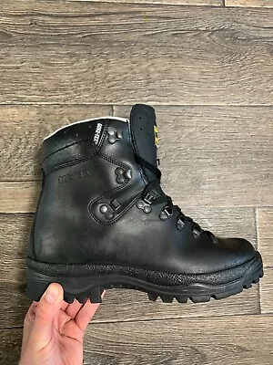 Meindl Gore-tex Hiking Boots Gorpcore Men Black Leather Eu 435 Uk 95 • $150