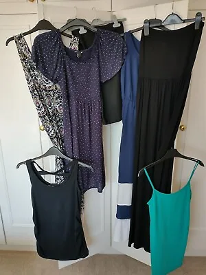£12 • Buy Size 10/12 Summer Maternity Bundle Of 7 Items From Asos/H&M/New Look