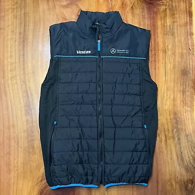 Mercedes Benz EQ Vestas  Formula 1 Team Vest Large L RARE Puffer Winter Coat E30 • $79.99