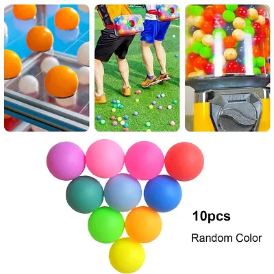 10/50Pcs Ping Pong Balls 40mm Frosted Mixed Colours Games Seamless Table Tennis • $17.99
