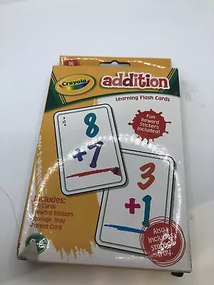 Crayola Flash Cards Addition (36)  Ages 6+ Help Kids Learn • $4.99